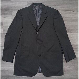 Brooks Brothers Men's Gray Brooksease Wool 3-Button Sport‎ Coat Blazer Size 42